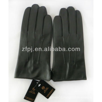 plain style touchscreen gloves leather for ipad